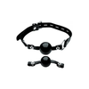 Xr Brands Sinclair Select Silicone Ball Gag Set - Adjustable Leather Strap, 2 Sizes