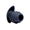 Xr Brands HIVE Small Silicone Tunnel Plug - Ribbed, Hollow, Anatomical Shape