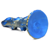 Mėlyna XR Brands Kraken Silicone Model Mėlyna - Textured Fantasy Shape, Large Base