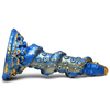Mėlyna XR Brands Kraken Silicone Model Mėlyna - Textured Fantasy Shape, Large Base