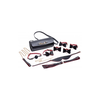 XR Brands Bow Tie Bondage Set with Elegant Carry Bag, Juodas &amp; Raudona