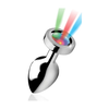 Xr Brands Light Up Medium LED Aliuminio Plug - Multicolor Lighting Effect