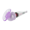 Xr Brands Wand Essentials Lily Pod Wand Attachment Violetinė Flexible TPE 3.5in