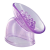 Xr Brands Wand Essentials Lily Pod Wand Attachment Violetinė Flexible TPE 3.5in