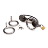 Xr Brands Master Series Forged Captor Steel Chastity Device with 3 Adjustable Rings