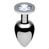 Xr Brands Master Series Lucent Chrome-Plated Plug Small Diamond Accent