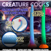 XR Brands Makara Silicone Snake Glow-in-the-Dark Model 40cm Multicolor