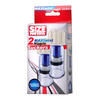 XR Brands Max-Twist Adjustable Suction Nipple Enhancers, Clear/Baltas, Pair