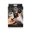 XR Brands Ass Rattler Inflatable Silicone Plug with Weights Juodas