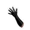 XR Brands Pleasure Fister Juodas Textured Glove 39cm TPR Universal
