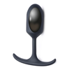 XR Brands Heavy Hitter Silicone Weighted Plug Medium - Velvety Texture
