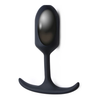 XR Brands Heavy Hitter Silicone Intimate Plug Small Weighted Juodas