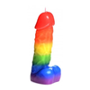 Xr Brands Pipedream Pride Rainbow Drip Candle - Unscented Low-Heat Wax, 15 cm