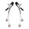 XR Brands Adjustable Nipple Clips with Rhinestone Embellishments