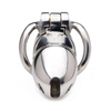 Xr Brands Rikers 24-7 Stainless Steel Secure Locking Chastity Cage - Compact Design