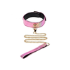 XR Brands Captive Cobra Rožinė Snake Print Bondage Set, Adjustable PU