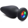 XR Brands Silicone LED Illuminated Plug Small - Multicolor Light System