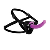 Xr Brands Navigator Silicone Curved Model with Adjustable Harness, Violetinė, 18 cm