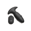 XR Brands Butt Slider Silicone Intimate Plug Juodas - Sliding &amp; Vibrating