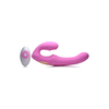 XR Brands U-Pulse Silicone Pulsating Strapless Intimate System, Juodas