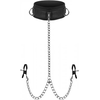 Xr Brands Master Series Submission Collar &amp; Adjustable Clamp Set with Neoprene Lining