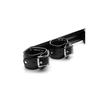 XR Brands Strict Adjustable Spreader Bar System, Juodas, PU Leather
