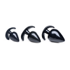 Xr Brands Triple Spades 3-Piece Anal Plug Set Silicone Juodas Graduated Sizes
