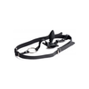 XR Brands Master Series Adjustable Harness with Silicone Plug Juodas
