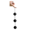 XR Brands XXL Triple Silicone Weighted Bead System Juodas 13in