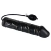 You2Toys Juodas Giant Latex Balloon pripučiamas dildo