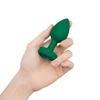 Dreamtoys B-VIBE VIBRUOJANTIS DEKORATYVINIS ANALINIS KAIŠTIS M/L EMERALDO ŽALIA