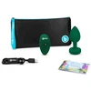 Dreamtoys B-VIBE VIBRUOJANTIS DEKORATYVINIS ANALINIS KAIŠTIS M/L EMERALDO ŽALIA