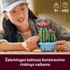 LEGO® Botanicals Žydintis kaktusas Augalų dekoras 11509