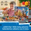 „LEGO® City“ 2026 metų advento kalendorius, Kalėdų Senelio dirbtuvė, žaislas, 60510