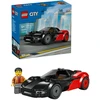 „LEGO® City“ elektrinis superautomobilis, žaislinis konstravimo rinkinys ir minifigūrėlė, 60486