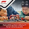 LEGO® City F1® remonto punktas, mechanikai ir Ferrari automobilis (60443)