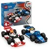LEGO® City F1® „Williams Racing“ ir „Haas“ F1® lenktyniniai automobiliai (60464)