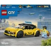 „LEGO® City“ geltonasis taksi, automobilio modelio rinkinys su 2 minifigūrėlėmis, 60487