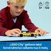 „LEGO® City“ geltonasis taksi, automobilio modelio rinkinys su 2 minifigūrėlėmis, 60487