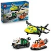 „LEGO® City“ lėktuvas, techninės priežiūros sunkvežimis ir visureigis su oro pagalve, 60505