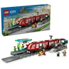 LEGO® City Miesto centro tramvajus ir stotelė (60423)