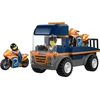 „LEGO® City“ motociklų transporteris, žaislas ir 2 minifigūrėlės, 60491