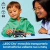 „LEGO® City“ motociklų transporteris, žaislas ir 2 minifigūrėlės, 60491