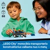 „LEGO® City“ motociklų transporteris, žaislas ir 2 minifigūrėlės, 60491