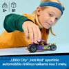 „LEGO® City“ patobulintas automobilis, lenktyninio automobilio konstravimo žaislas ir minifigūrėlė, 60485