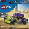 „LEGO® City“ patobulintas automobilis, lenktyninio automobilio konstravimo žaislas ir minifigūrėlė, 60485