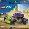„LEGO® City“ patobulintas automobilis, lenktyninio automobilio konstravimo žaislas ir minifigūrėlė, 60485