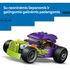 „LEGO® City“ patobulintas automobilis, lenktyninio automobilio konstravimo žaislas ir minifigūrėlė, 60485