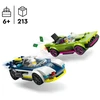 LEGO® City Policijos automobilis ir galingo automobilio gaudynės 60415