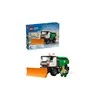 „LEGO® City“ sniego valytuvas, žaislinis sunkvežimis, transporto priemonė su minifigūrėle, 60490